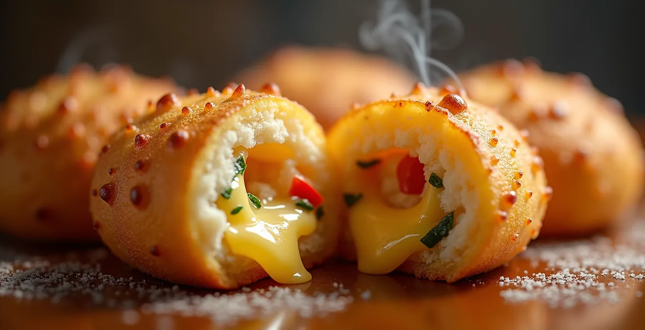 Bokit doré et croustillant garni de légumes colorés et sauce créole