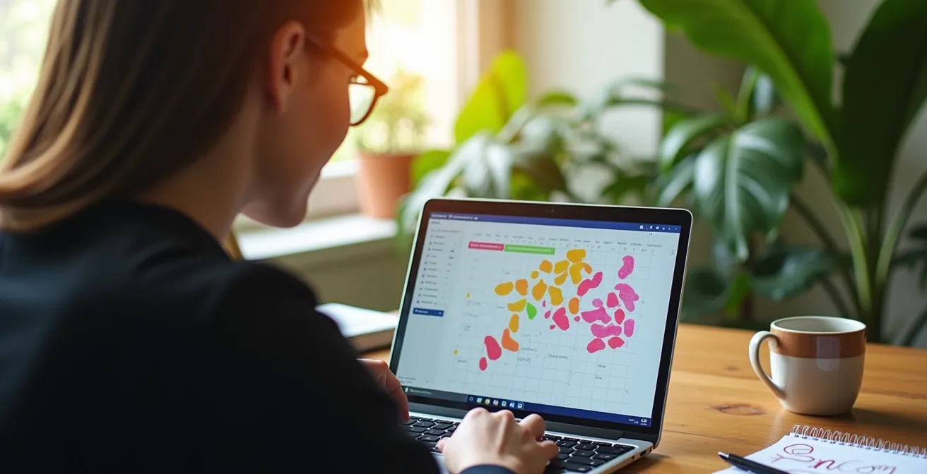 Personne consultant un calendrier de prix de vols sur ordinateur